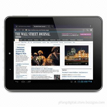 8-inch Android PC with RK3188 Quad Core Cortex A9 1.6GHz CPU/Dual Camera and 1024x768P Resolution